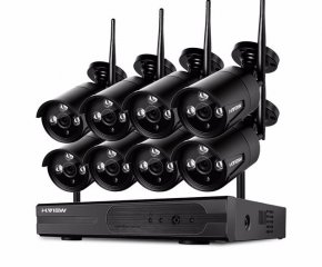 Комплект из 8-ми Wi-Fi камер высокого разрешения
